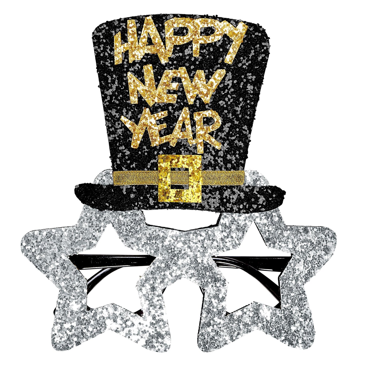 "SILBERNE BRILLE HAPPY NEW YEAR" – Vorderansicht