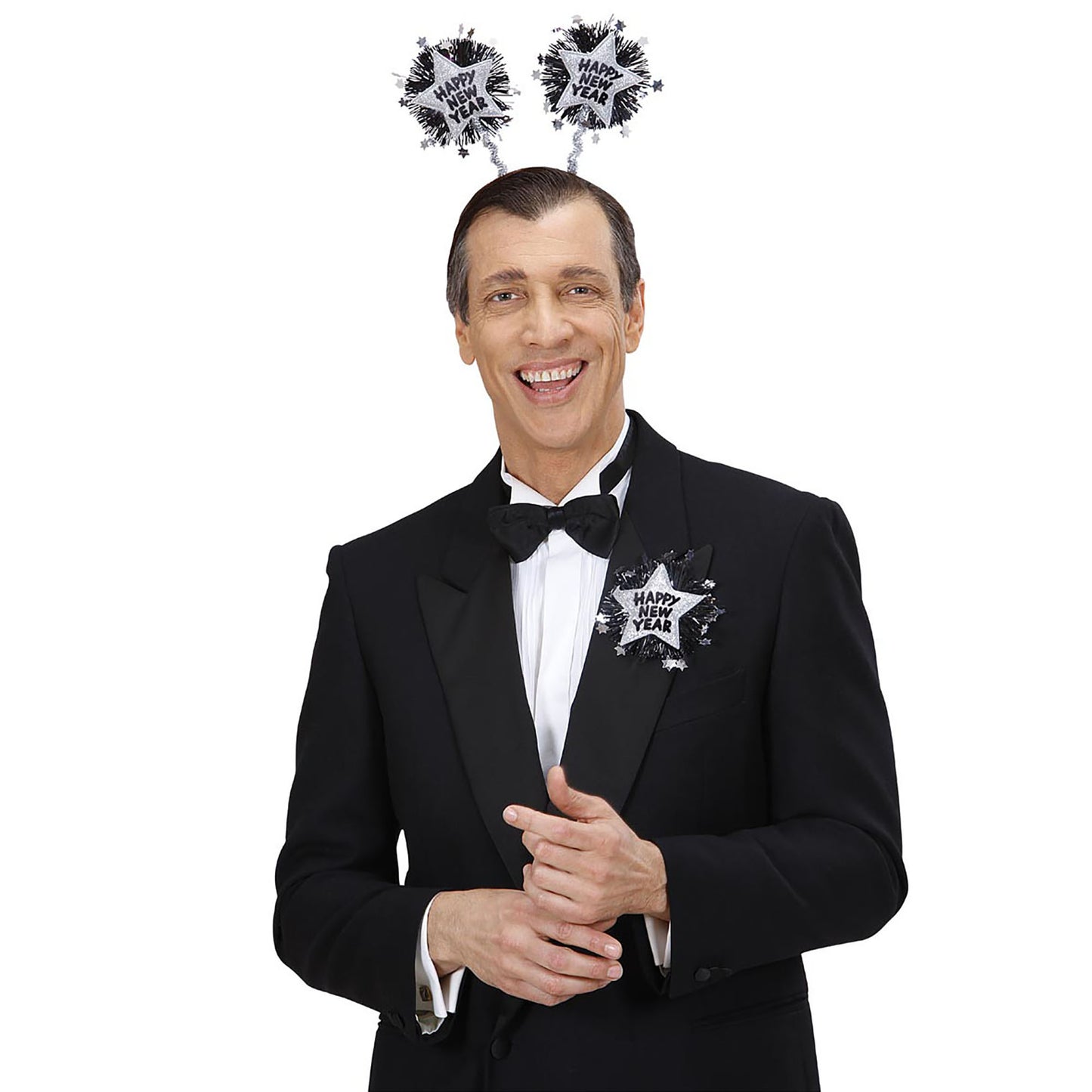 "SILBERNE BROSCHE HAPPY NEW YEAR" – Ansicht 3