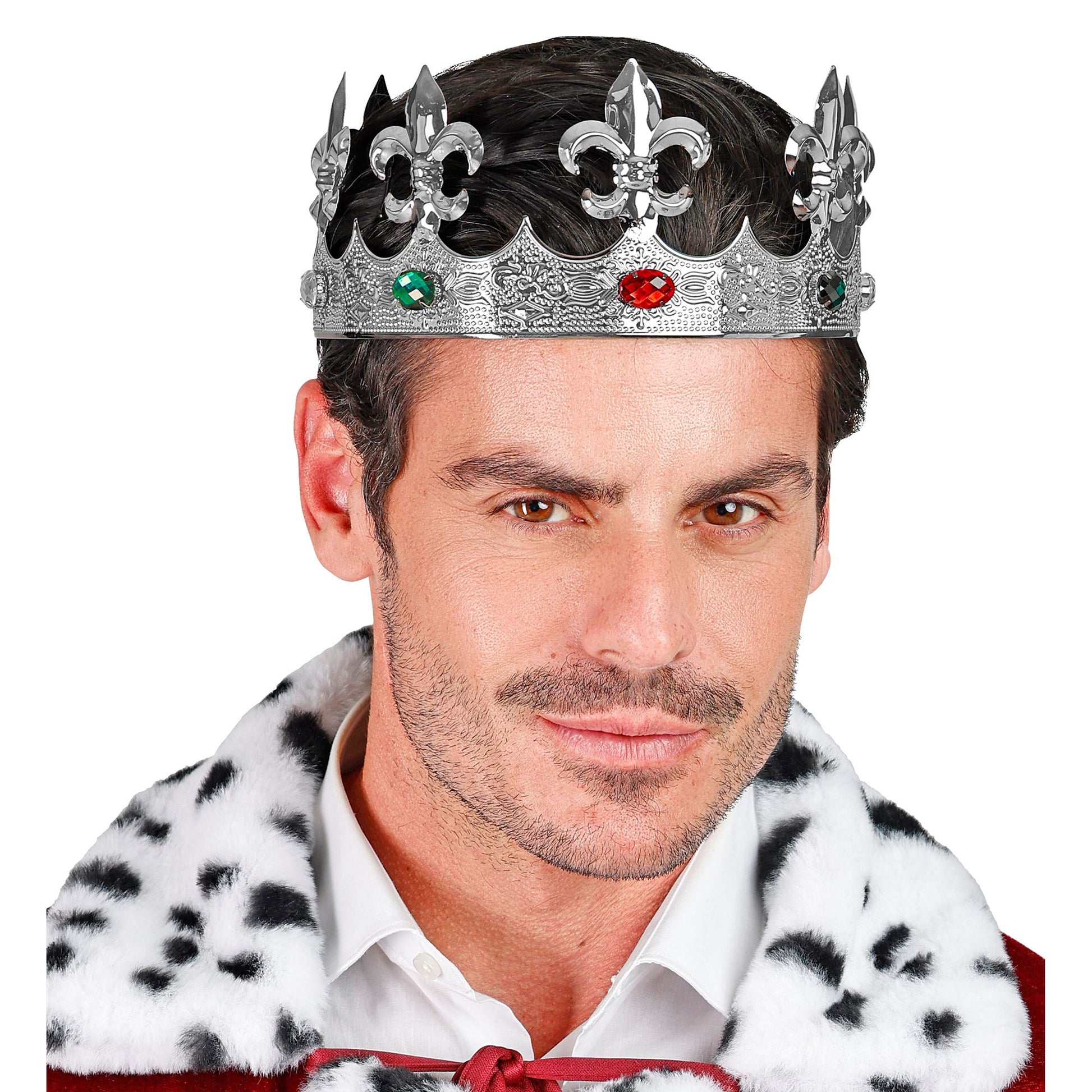 "SILBERNE METALLKRONE MIT EDELSTEINEN" – Ansicht 3