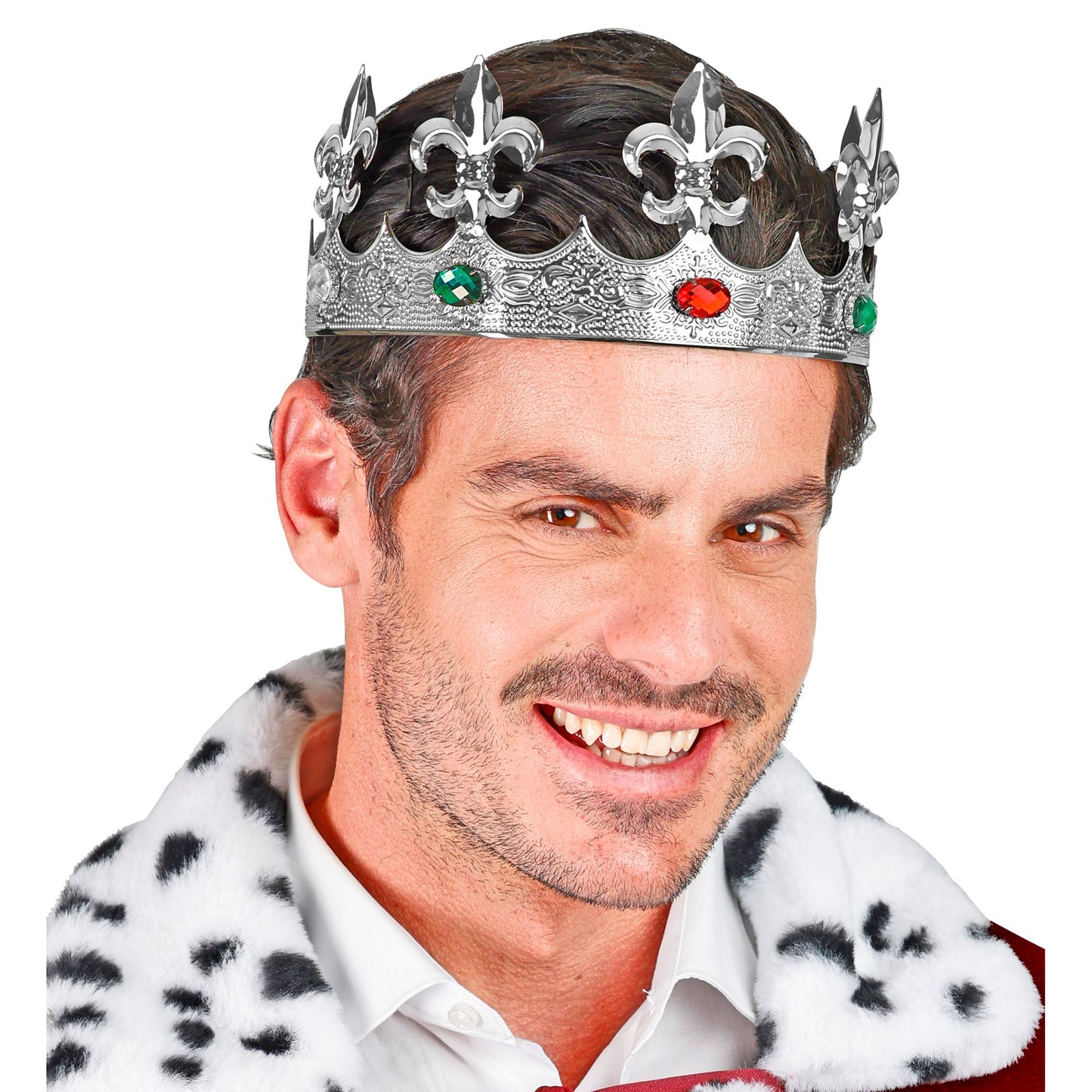 "SILBERNE METALLKRONE MIT EDELSTEINEN" – Ansicht 4