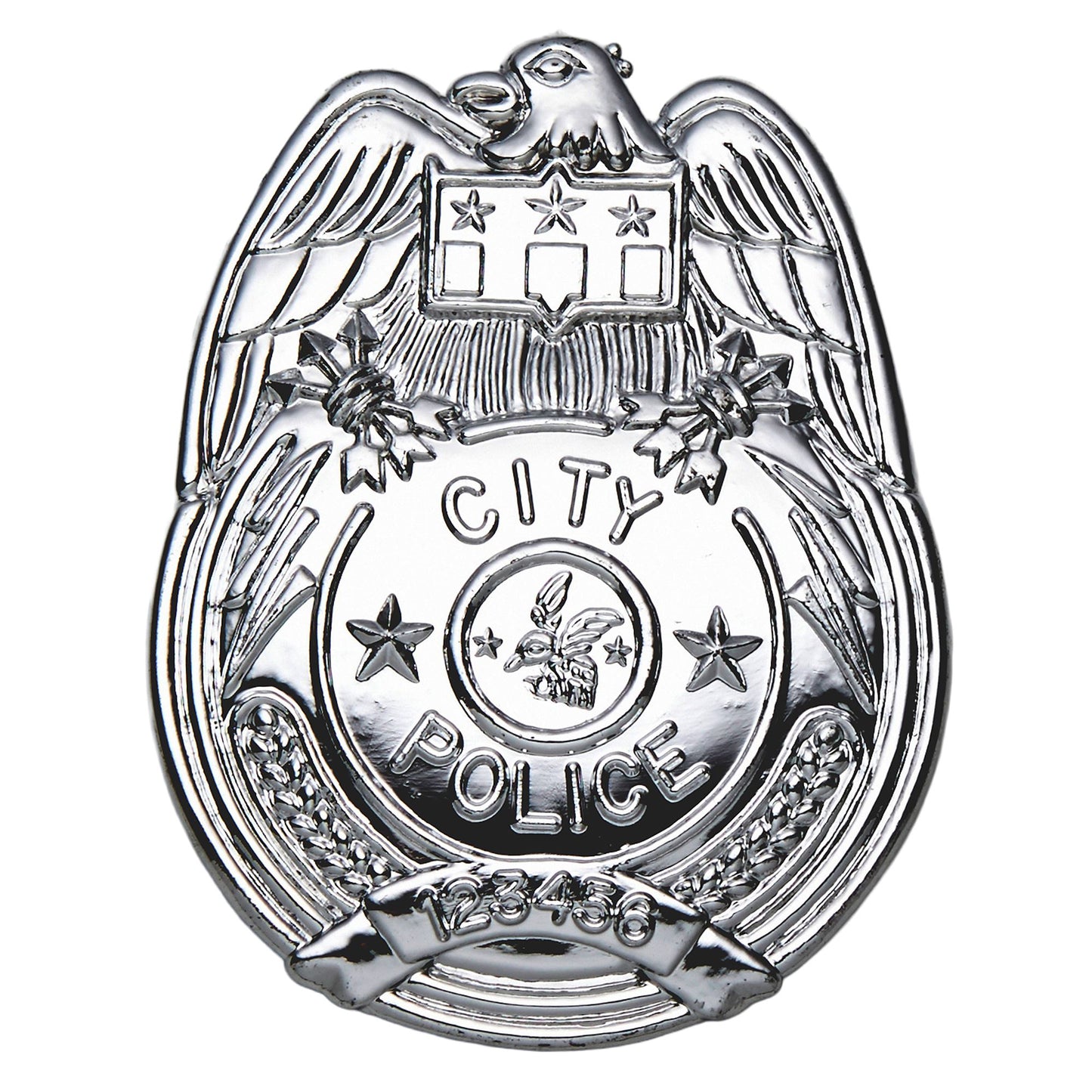 "SILBERNE POLIZEIMARKE" – Vorderansicht
