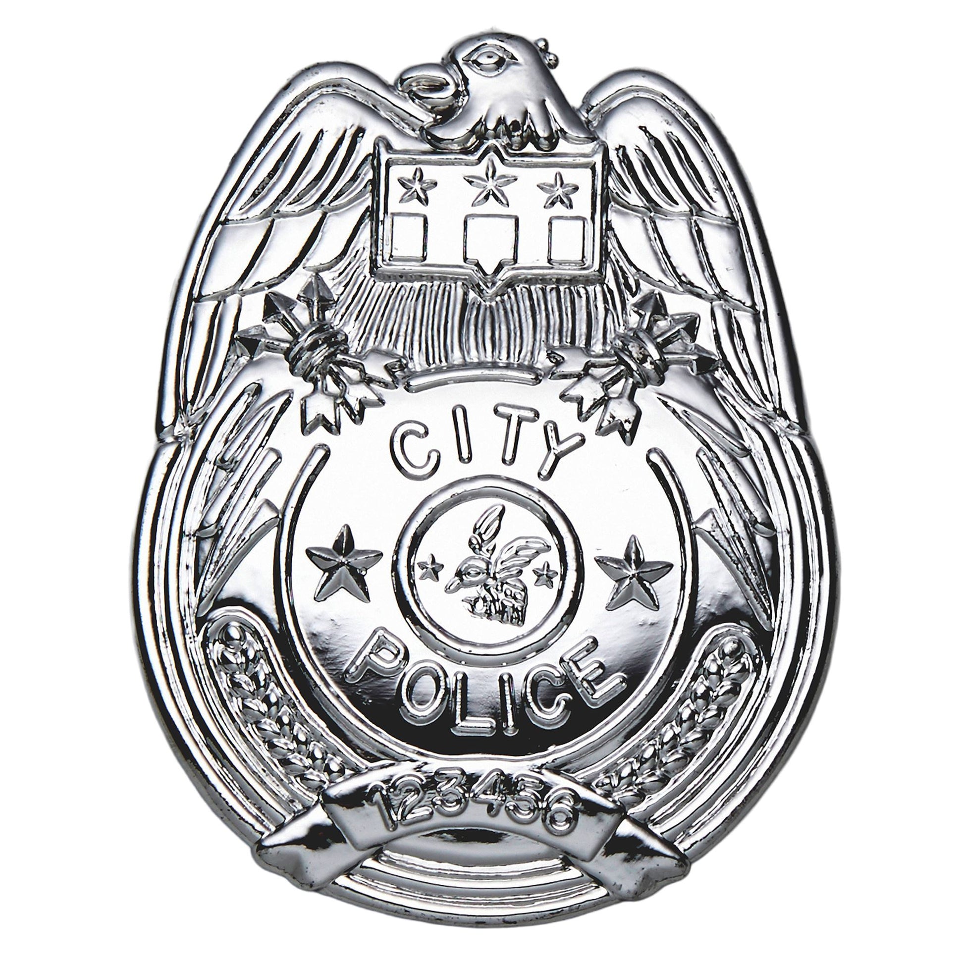 "SILBERNE POLIZEIMARKE" – Vorderansicht