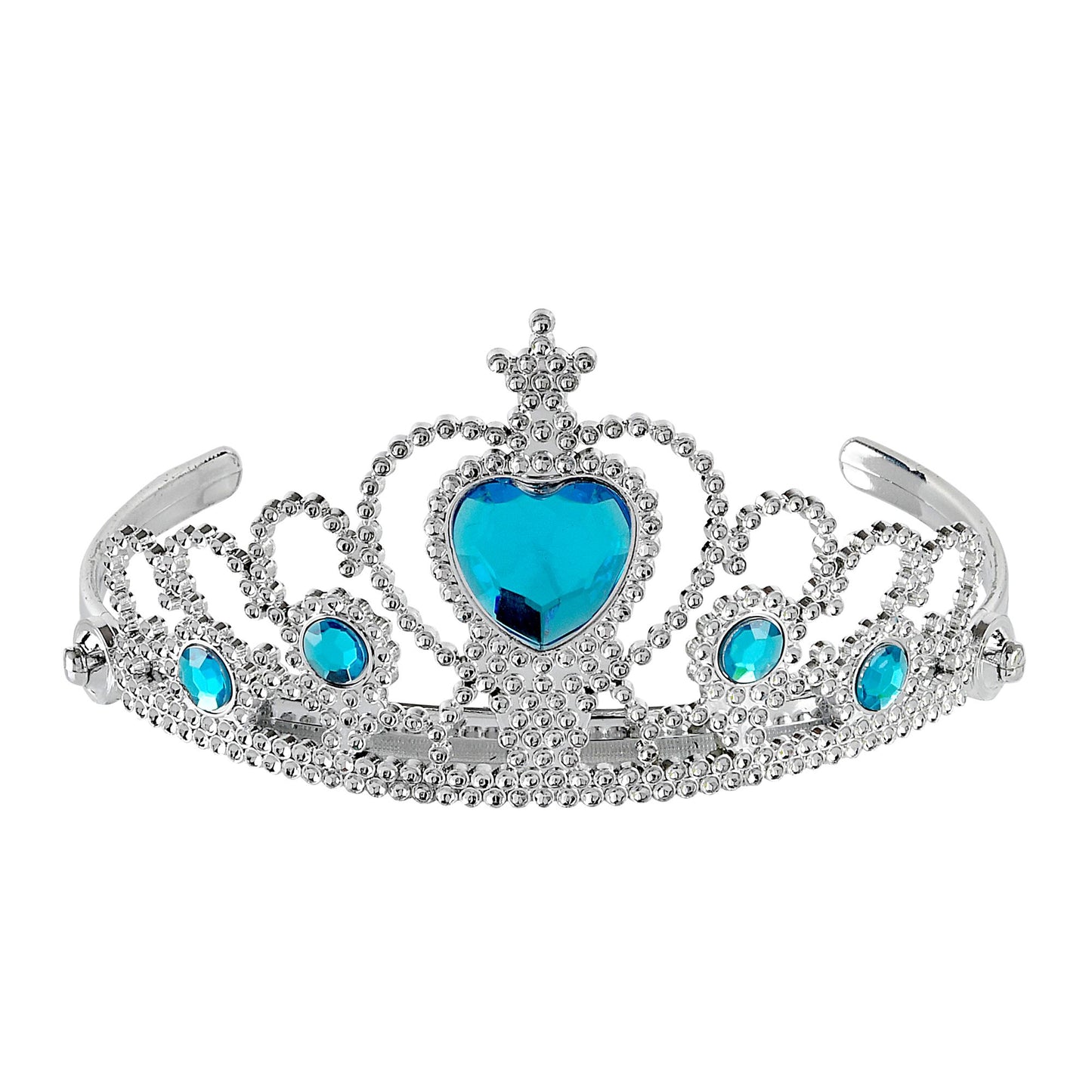 "SILBERNE TIARA MIT TÜRKISEN EDELSTEINEN" – Vorderansicht