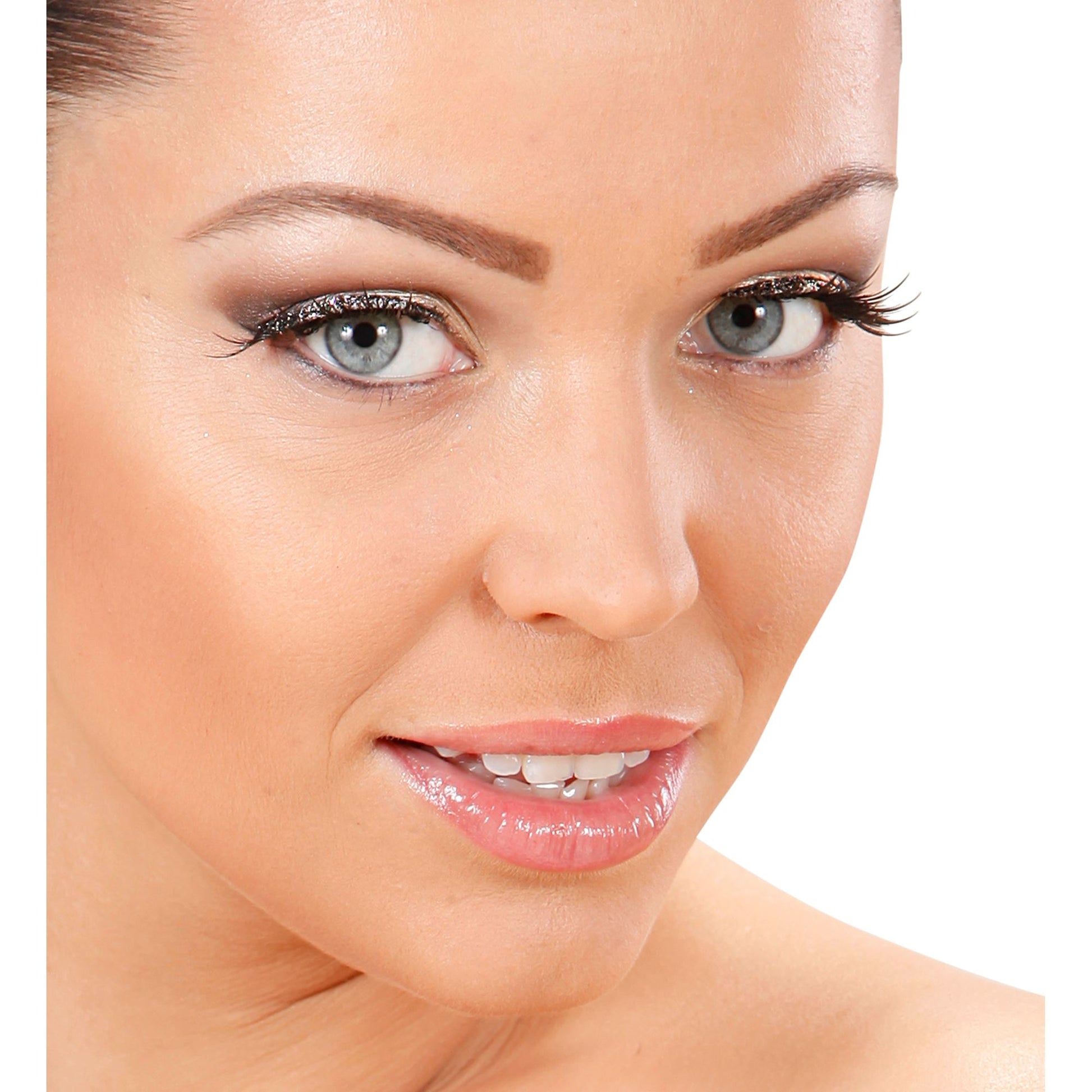 "SILBERNE WIMPERN" in Box mit Kleber in Glasflasche – Ansicht 4