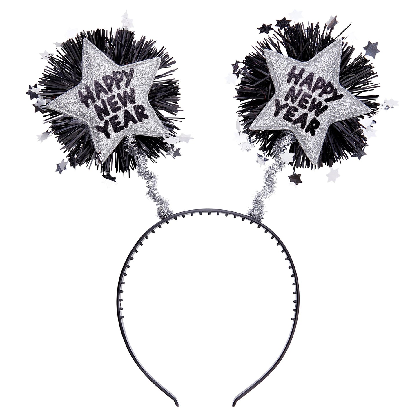 "SILBERNER HAARREIF HAPPY NEW YEAR" – Vorderansicht
