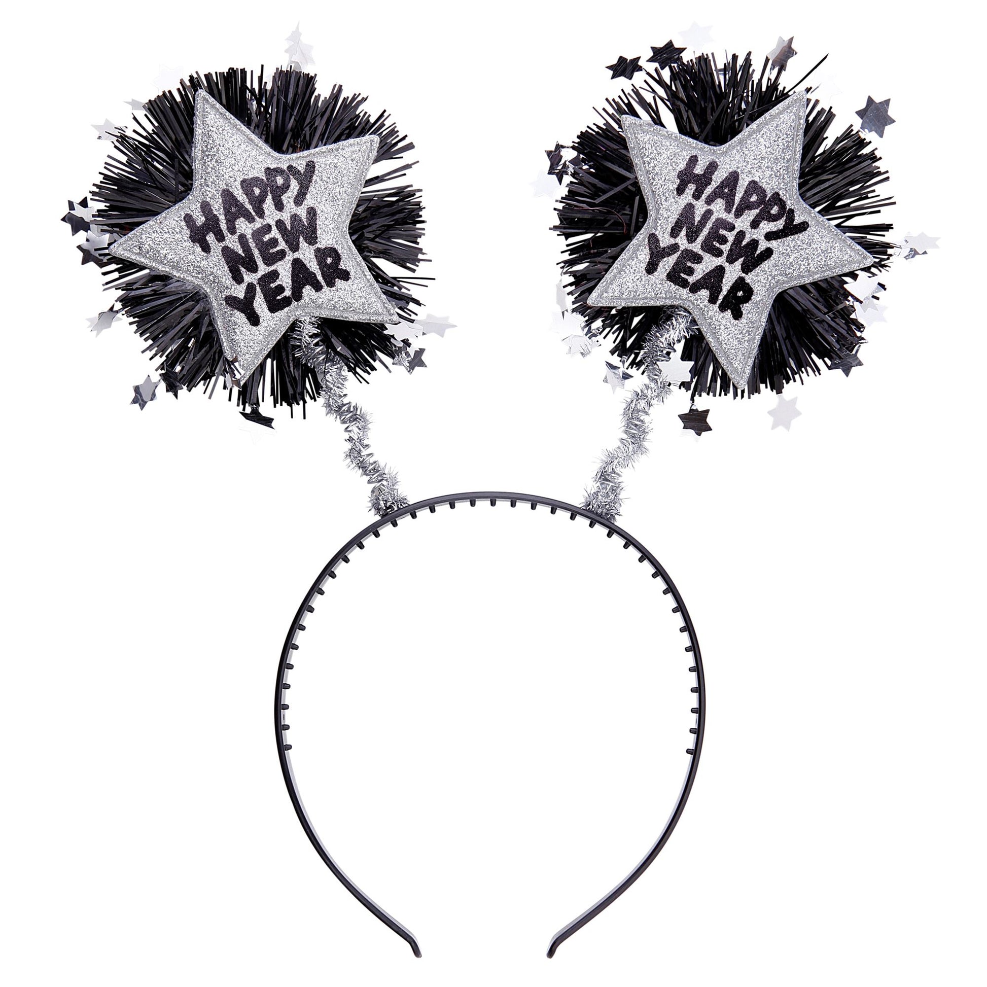 "SILBERNER HAARREIF HAPPY NEW YEAR" – Vorderansicht
