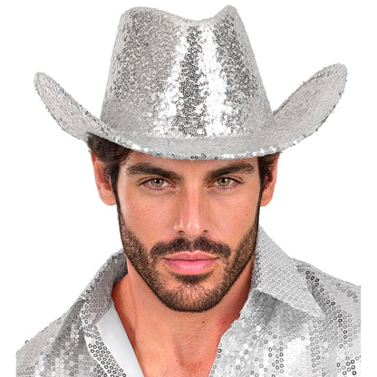 "SILBERNER PAILLETTEN COWBOY HUT" – Ansicht 6