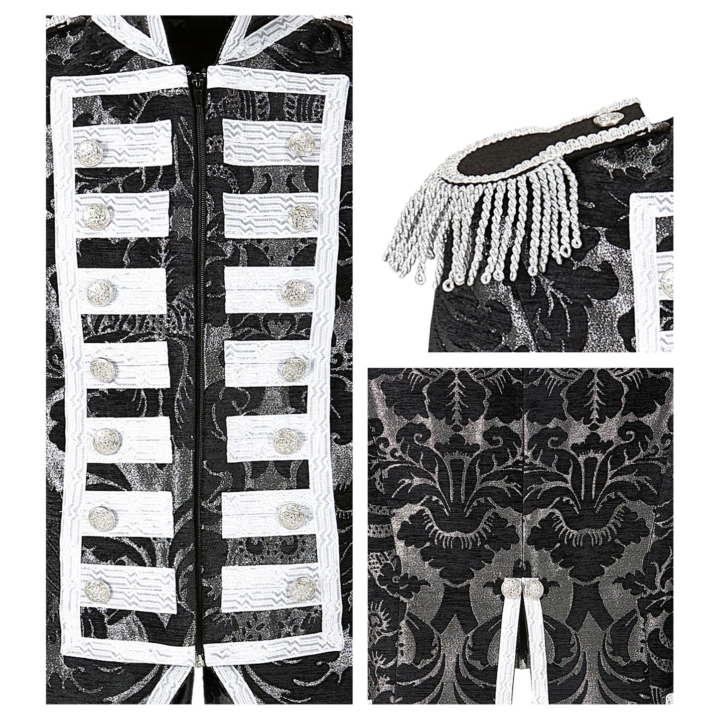 "SILBERNER PARADEFRACK JACQUARD" für Damen – Ansicht 4
