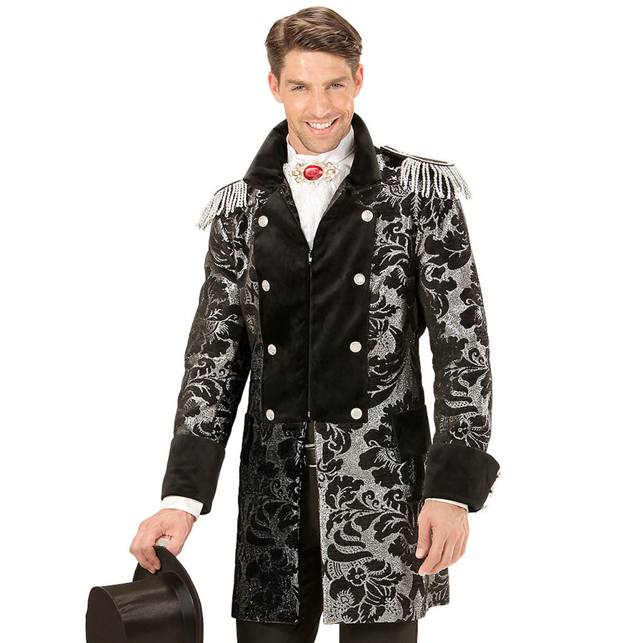 Widmann Silberner Jacquard Parade Frack Herren – Produktansicht
