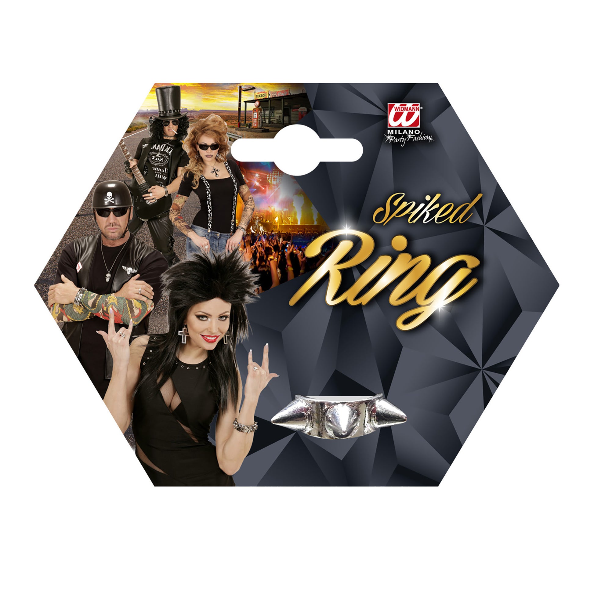 "SILBERNER RING MIT 3 SPITZEN" – Ansicht 3