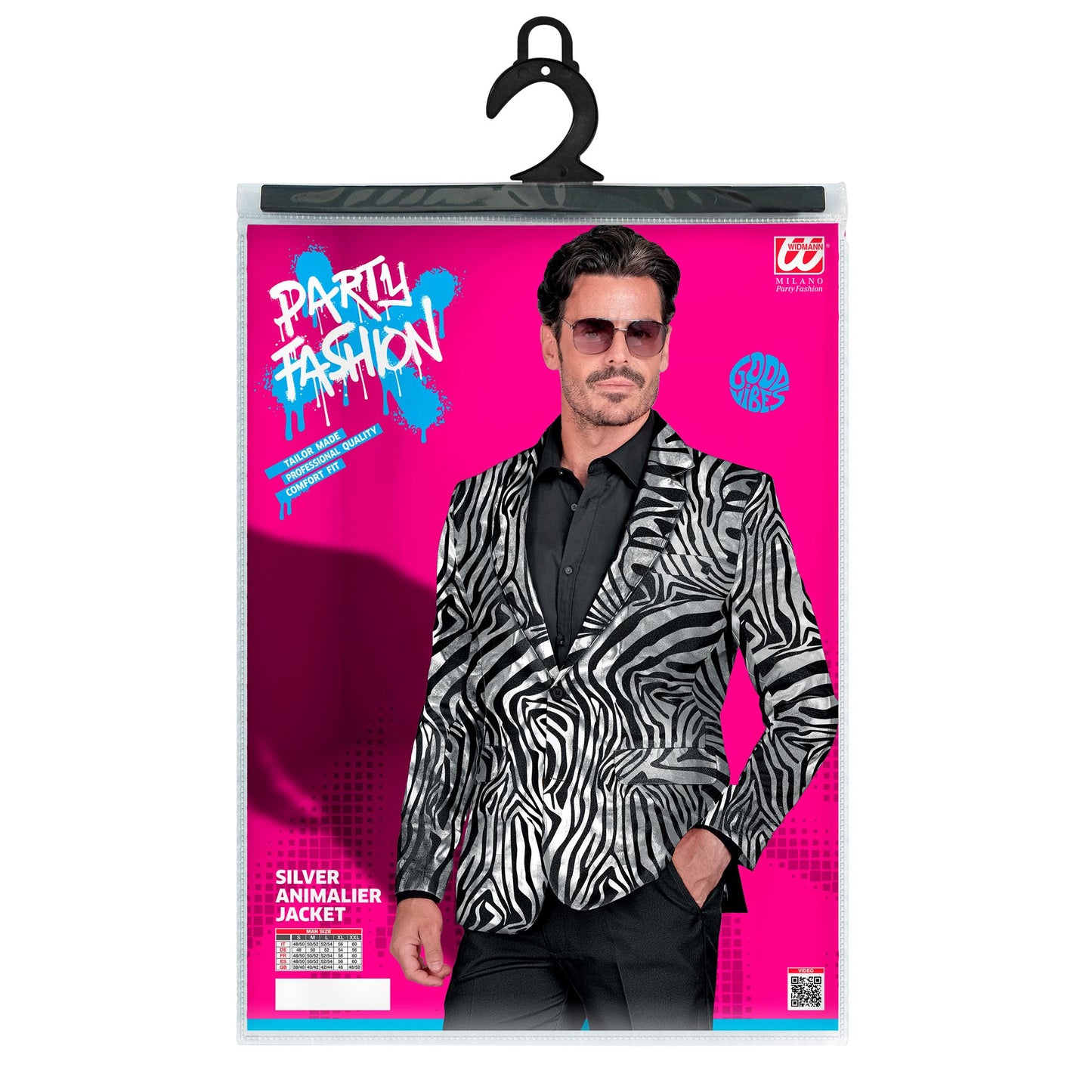 "SILBERNES ANIMAL PRINT PARTY FASHION JACKETT" (Jackett) – Ansicht 4