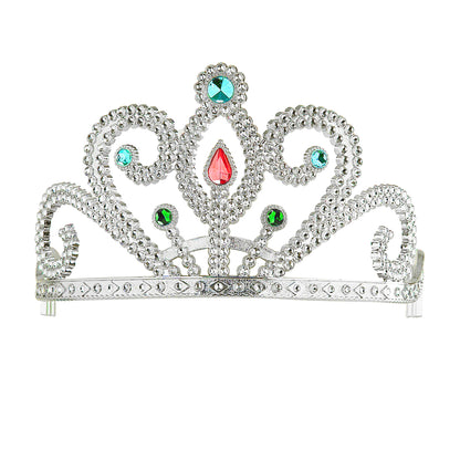 "SILBERNES DIADEM MIT SCHMUCKSTEINEN" – Vorderansicht