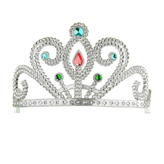 "SILBERNES DIADEM MIT SCHMUCKSTEINEN" – Vorderansicht