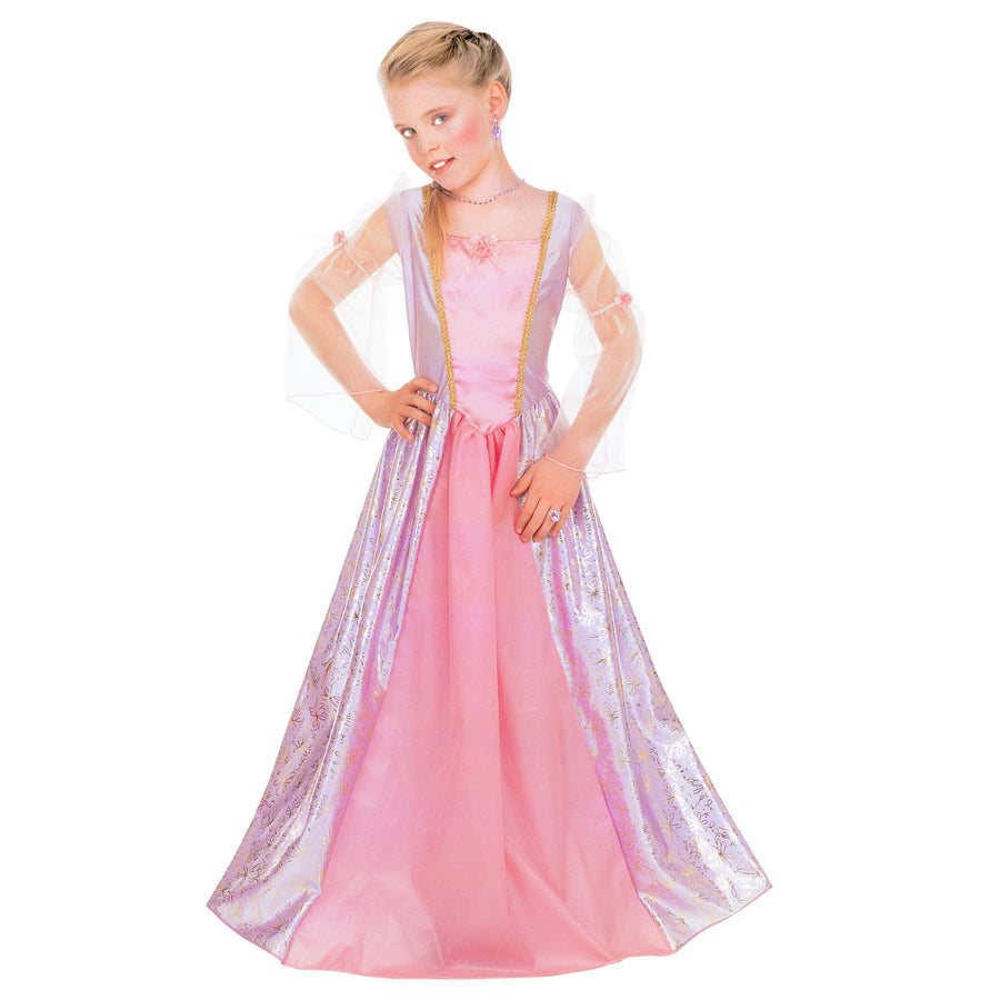 Widmann Prinzessin Sylvia Kleid Rosa Kinderkostüm – Produktansicht