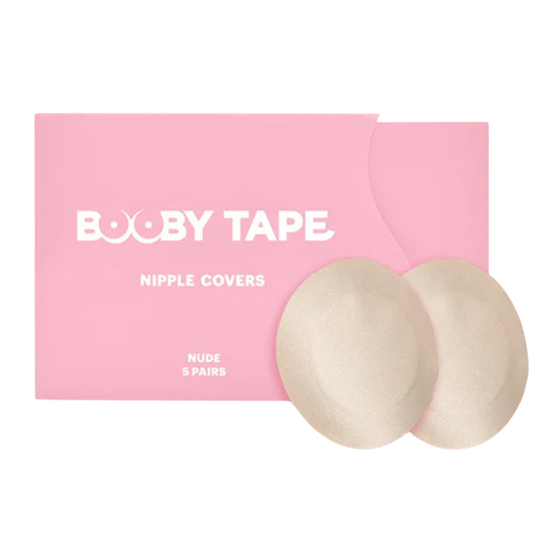 Set, Booby Tape, Booby Tape, Polyester, Round, Women's Pasties & Nipple Tassels, Nude, 10 pcs