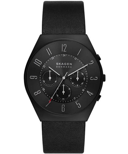 SKAGEN DENMARK GRENEN CHRONOGRAPH SKW6843 Chronograph Armbanduhr 42 mm Schwarz ansicht-2