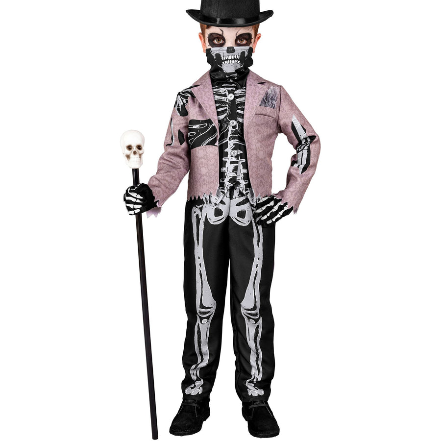 "SKELEGROOM" (Frack mit Weste, Hose, Maske) – Detailansicht