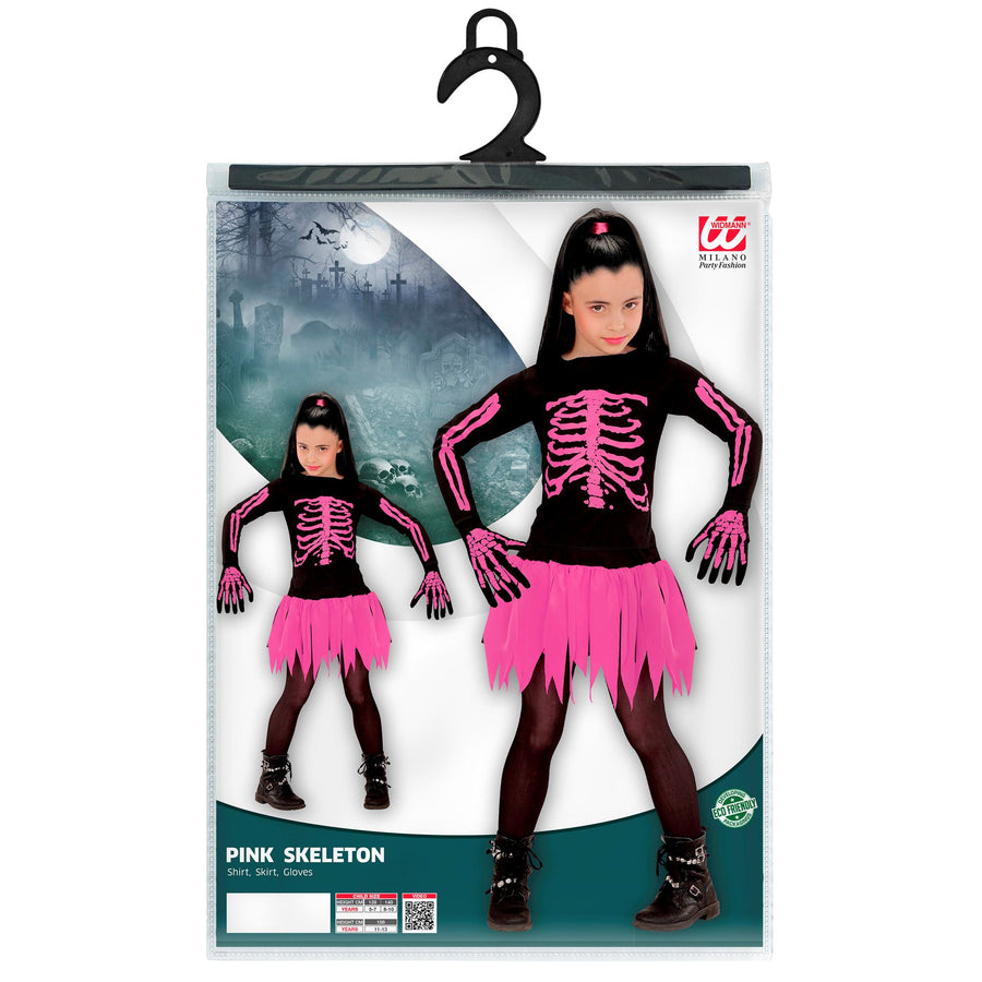 "SKELETON BALLERINA" (Rock, Shirt,Handschuhe) – Detailansicht