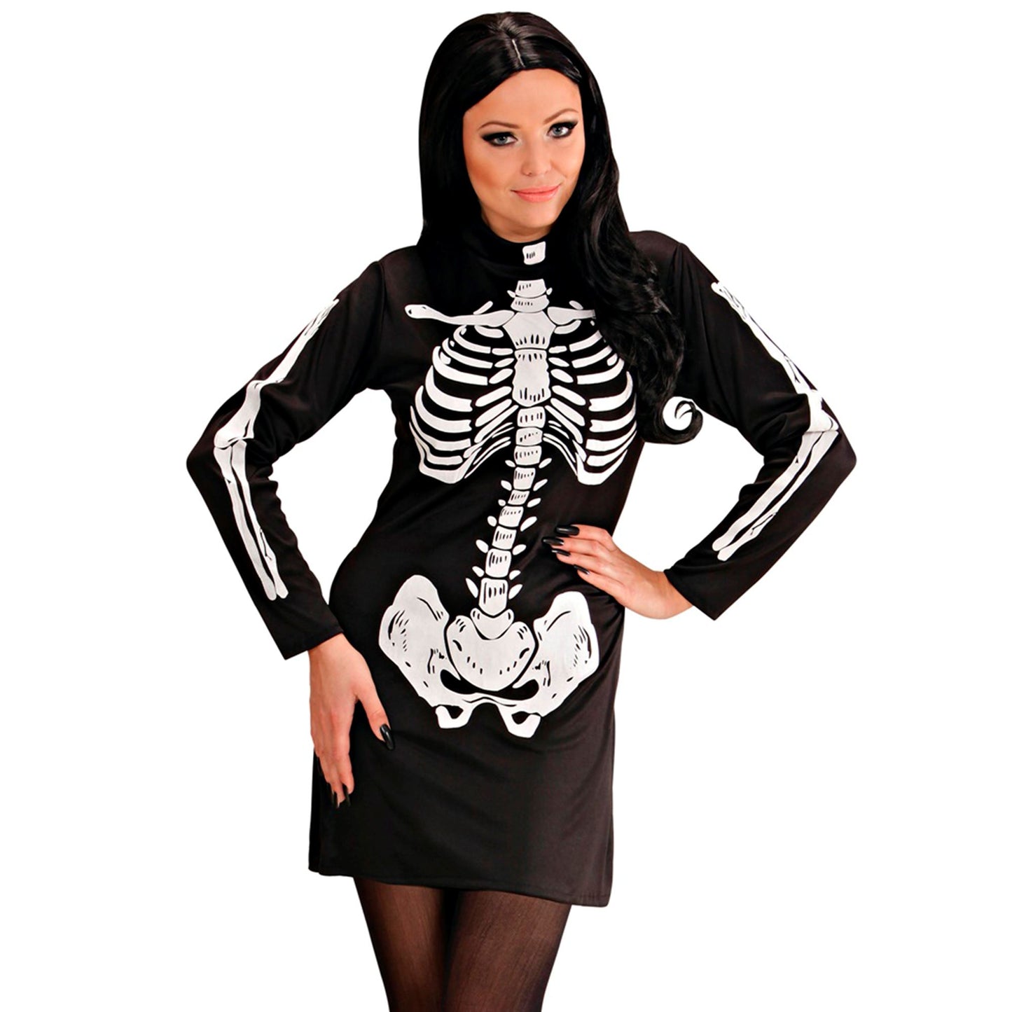 "SKELETON GIRL" (Kleid) – Vorderansicht