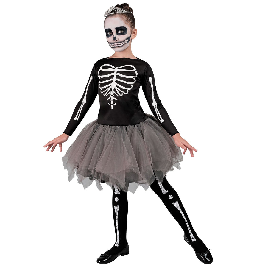 "SKELETON TÄNZERIN" (Kleid mit Tutu) – Detailansicht