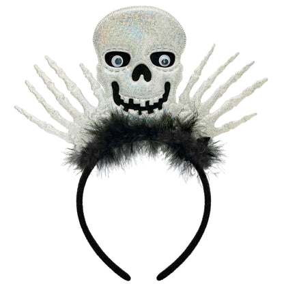 "SKELETT HAARREIF" – Vorderansicht