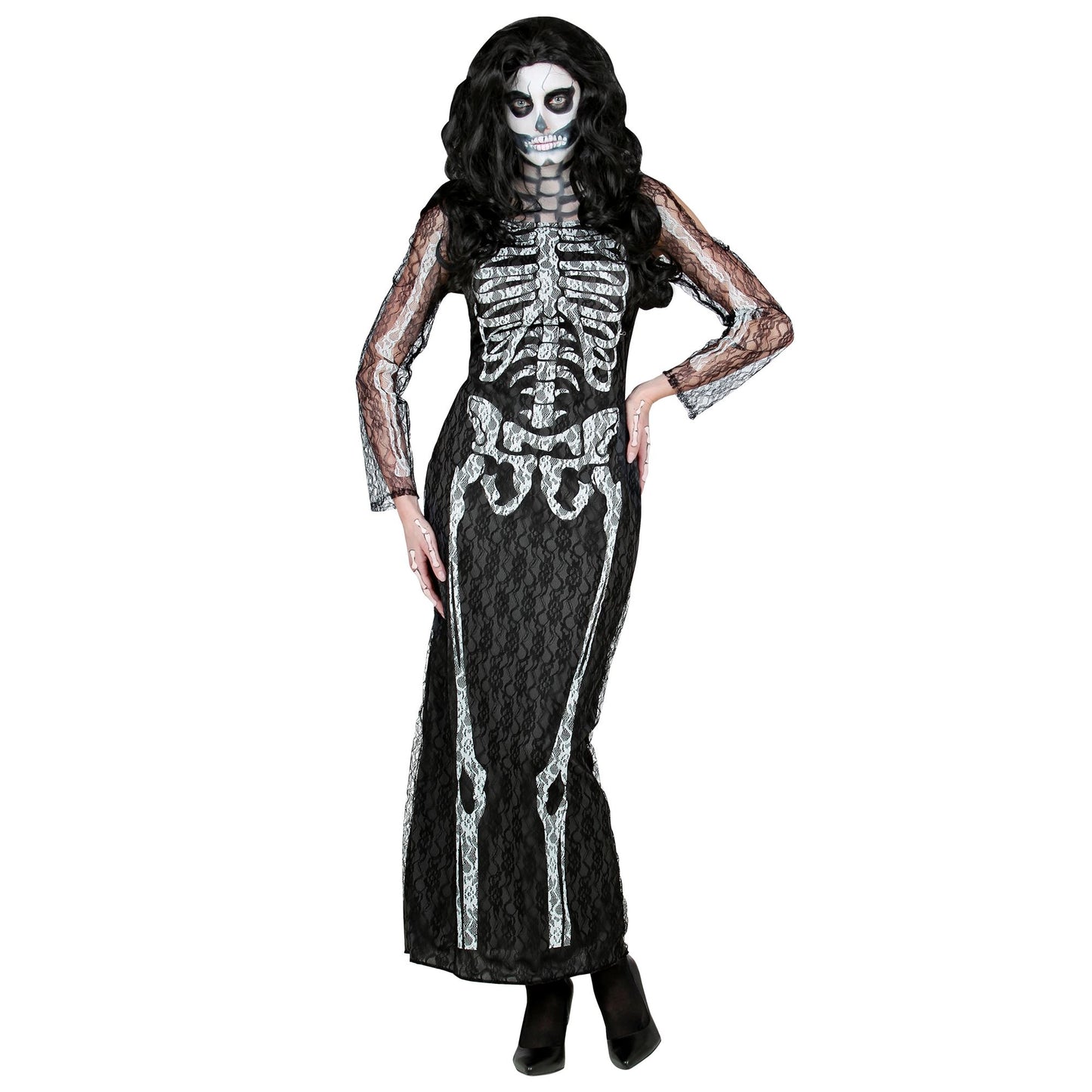 "SKELETT" (Kleid aus Spitze) – Detailansicht