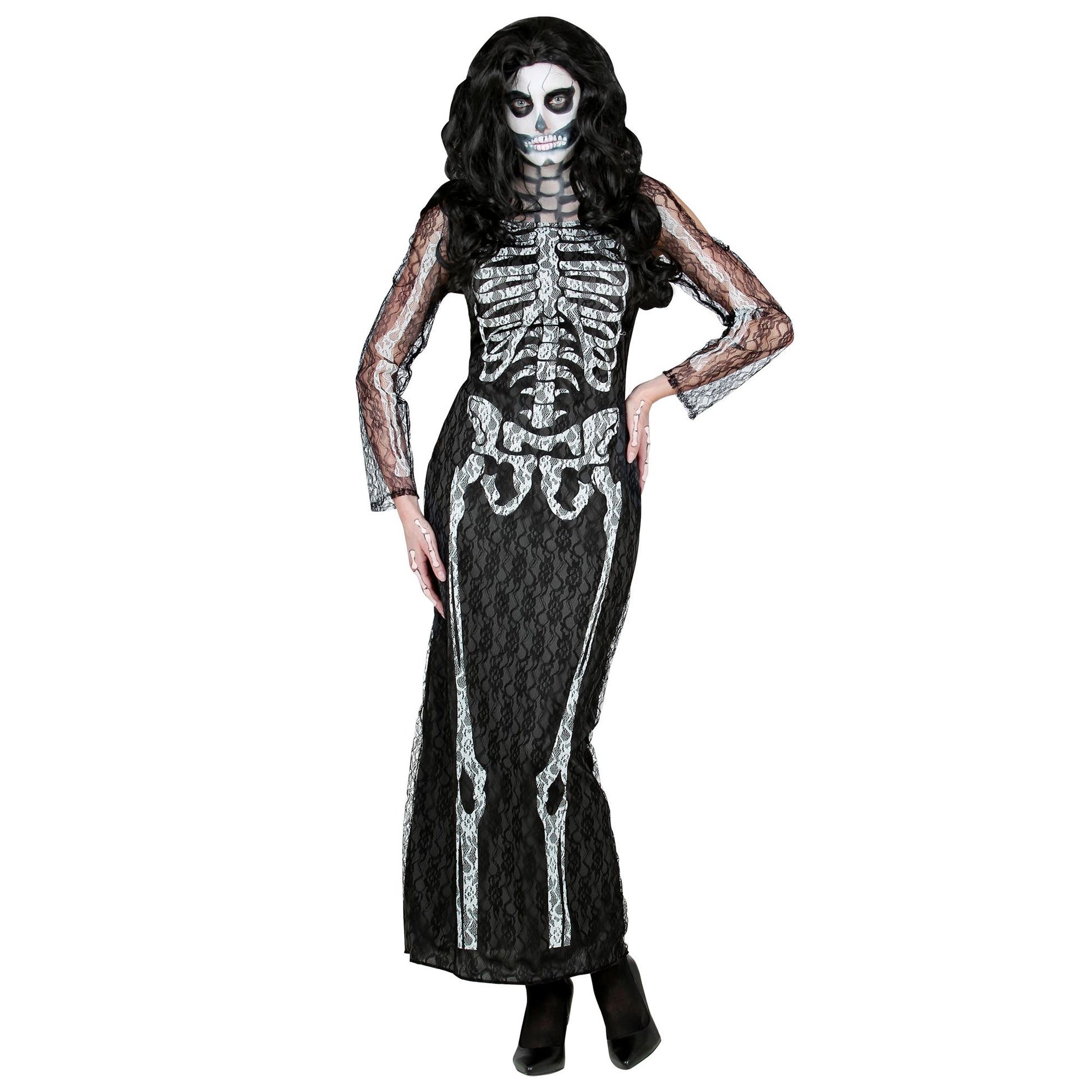 "SKELETT" (Kleid aus Spitze) – Detailansicht