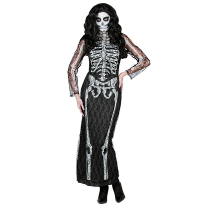 "SKELETT" (Kleid aus Spitze) – Detailansicht