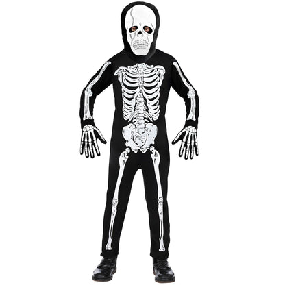 "SKELETT" (Kostüm, Maske) – Vorderansicht