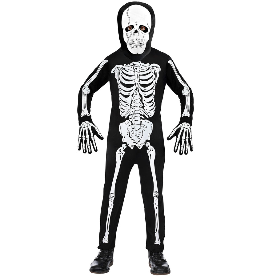 "SKELETT" (Kostüm, Maske) – Vorderansicht