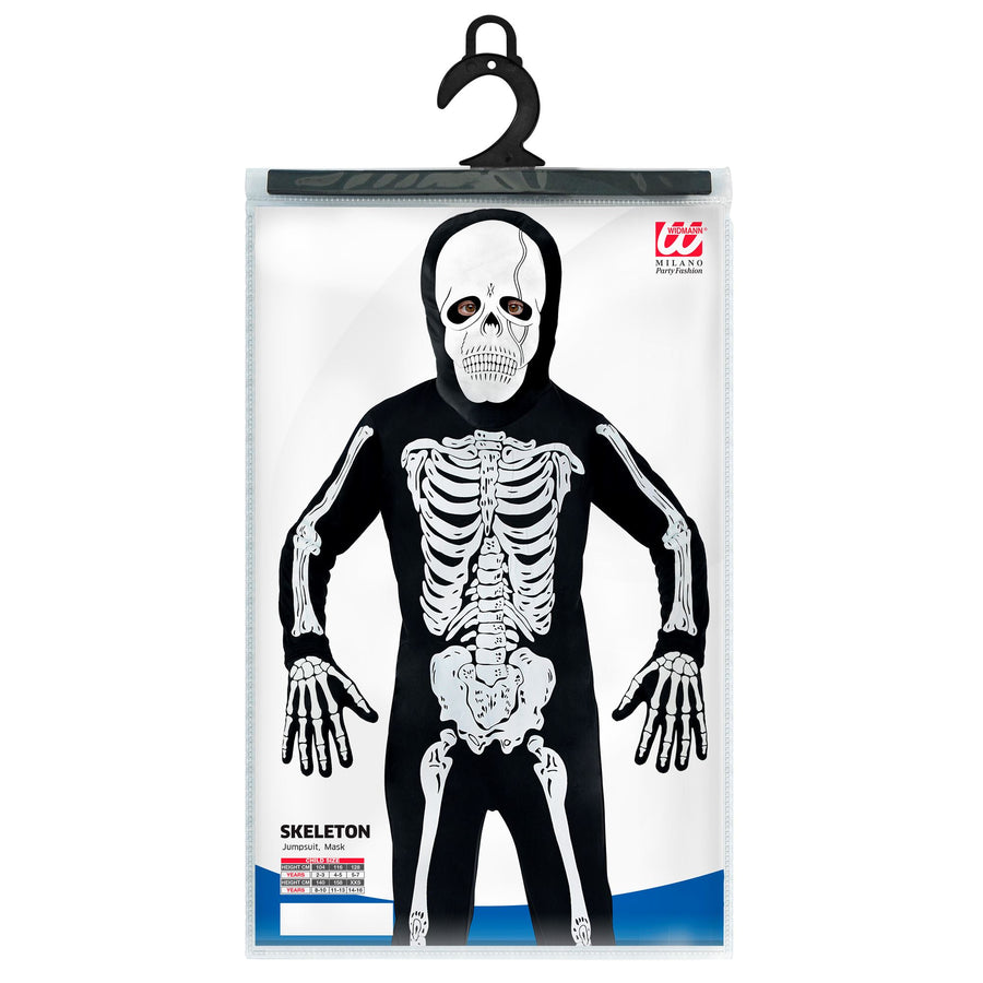 "SKELETT" (Kostüm, Maske) – Detailansicht