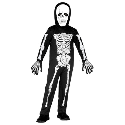 "SKELETT" (Kostüm, Maske) – Vorderansicht