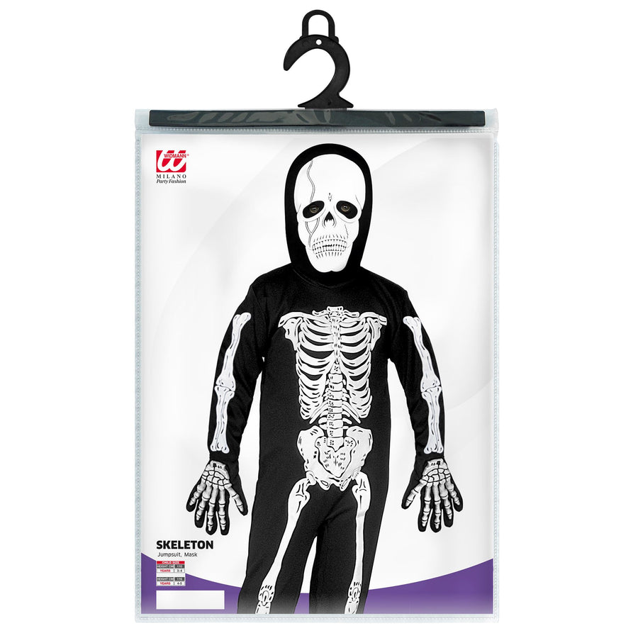 "SKELETT" (Kostüm, Maske) – Detailansicht