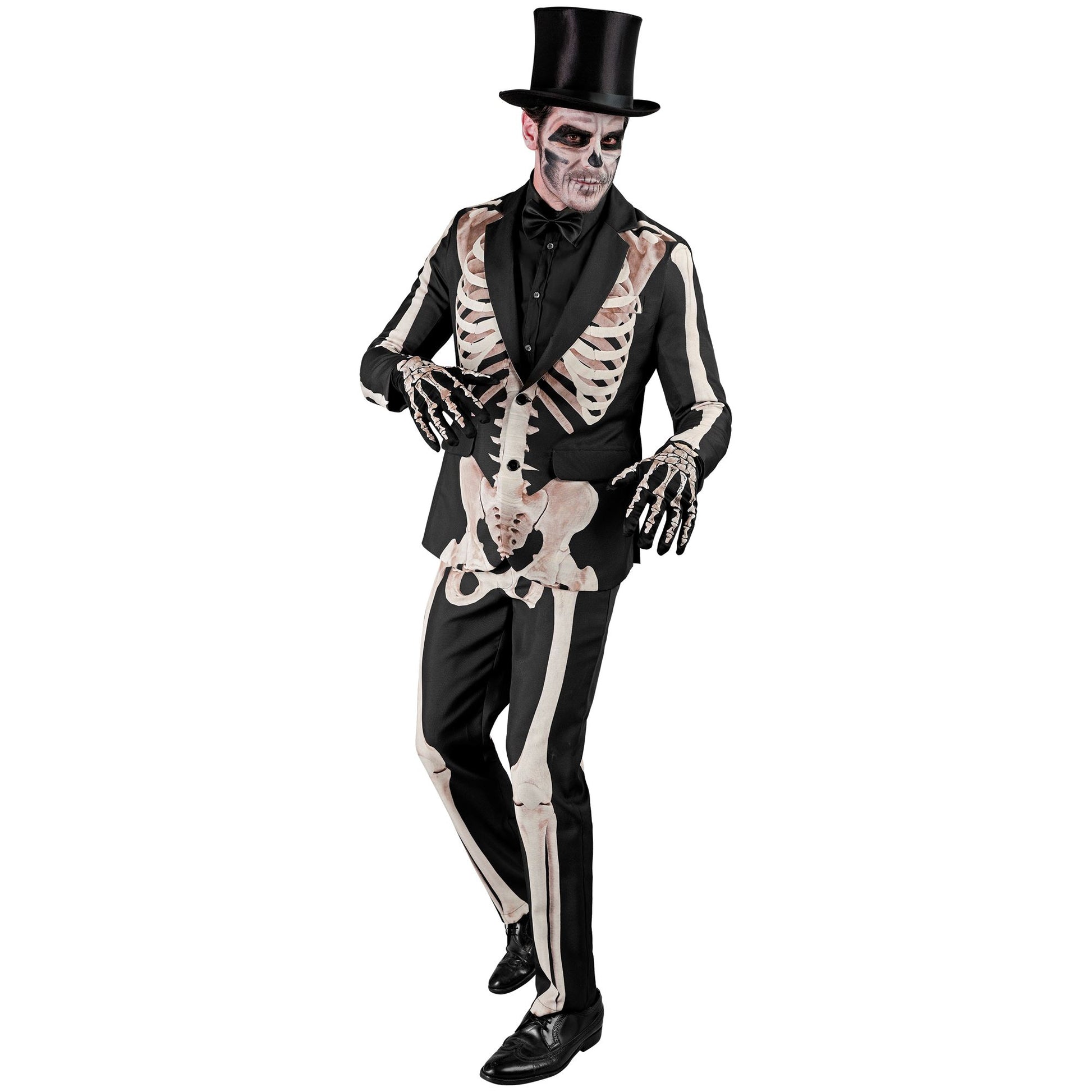 "SKELETT PARTY FASHION ANZUG" (Jackett, Hose) – Detailansicht