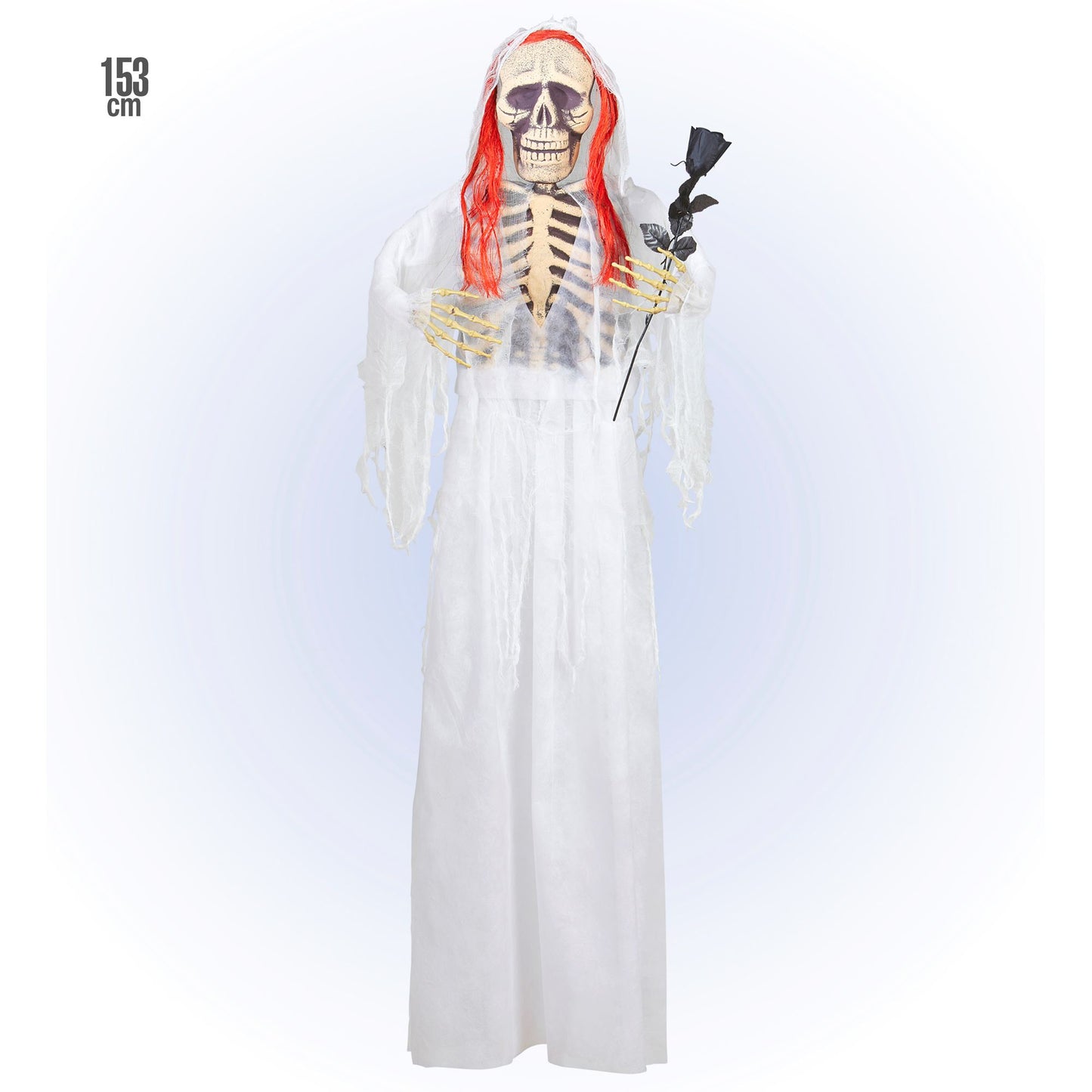 "SKELETTBRAUT" 153 cm – Vorderansicht