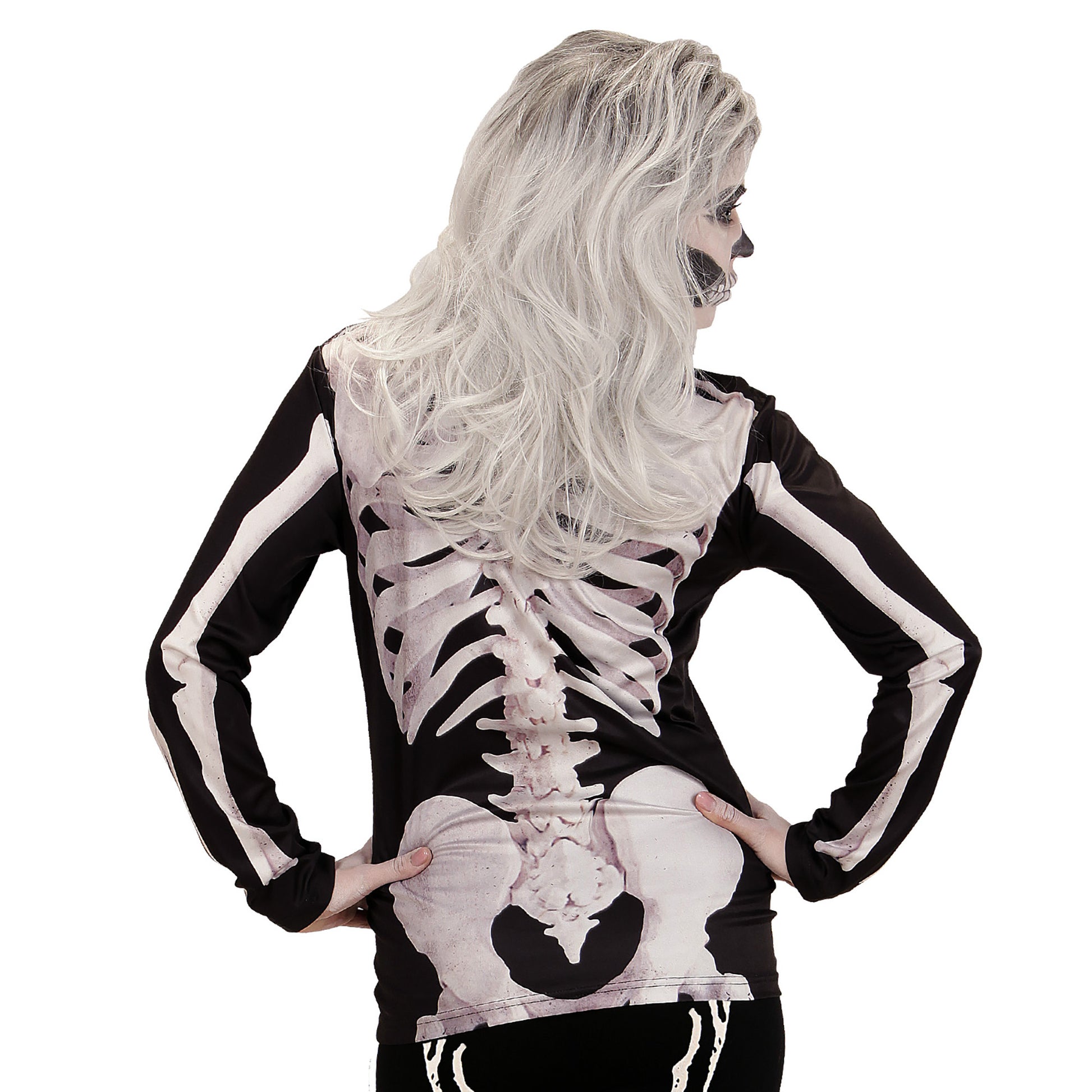 "SKELETTFRAU" (Longsleeve) – Ansicht 3