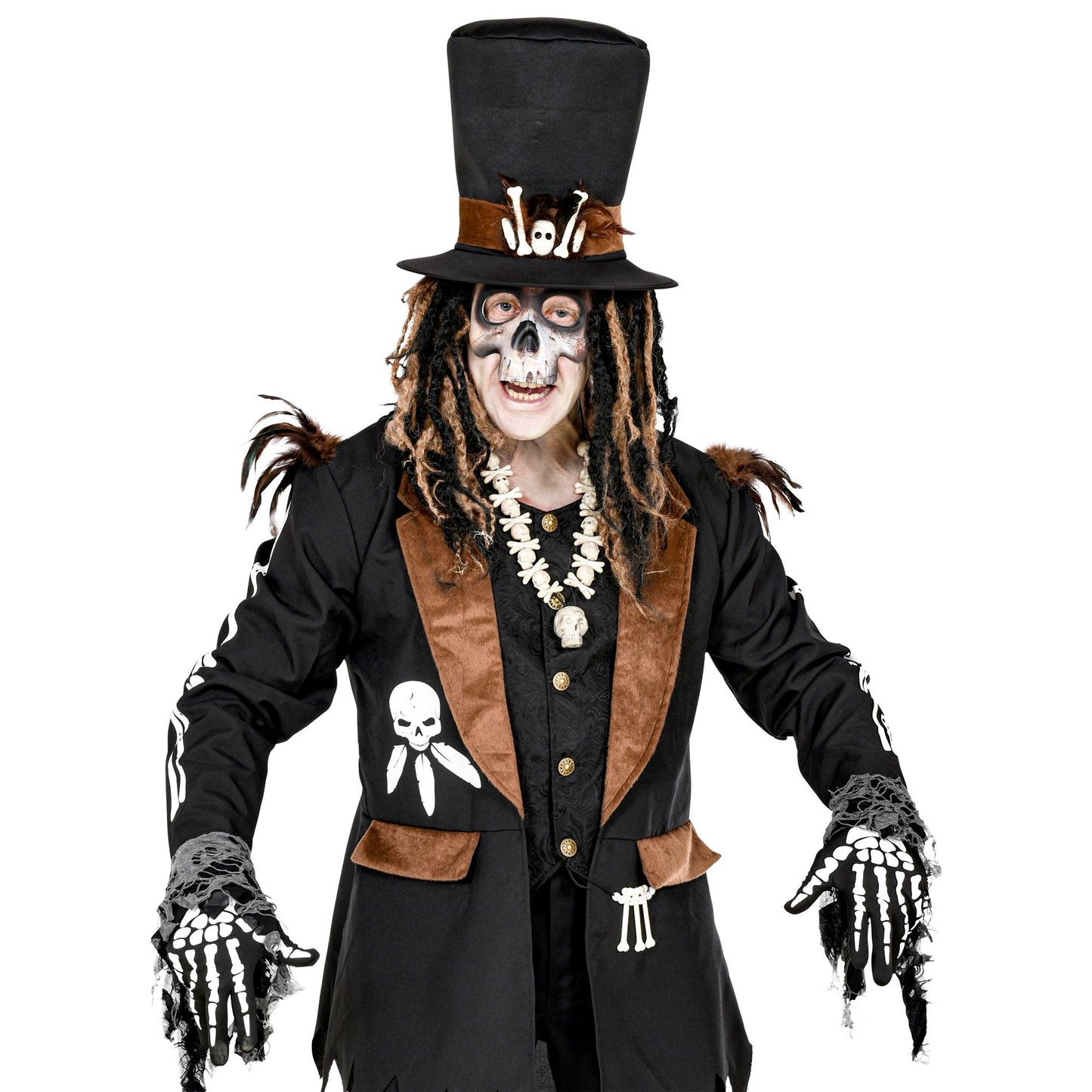 "SKELETTHANDSCHUHE" in Erwachsenengröße – Ansicht 4