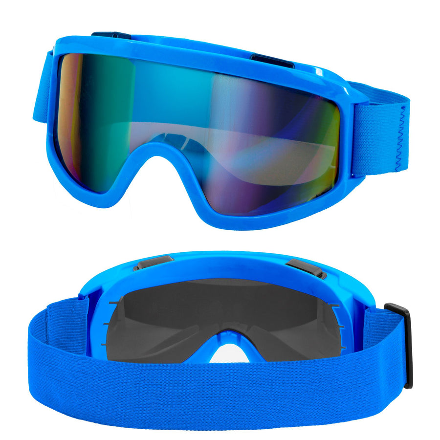 "SKIBRILLE APRÈS-SKI / FESTIVAL BLAU" – Vorderansicht