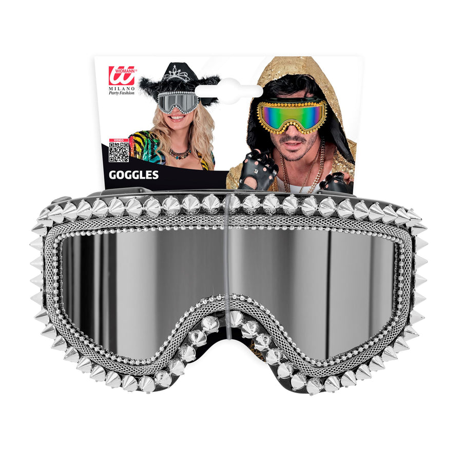 "SKIBRILLE APRÈS-SKI / FESTIVAL MIT SILBERNEN NIETEN UND STRASS" – Detailansicht