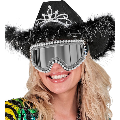"SKIBRILLE APRÈS-SKI / FESTIVAL MIT SILBERNEN NIETEN UND STRASS" – Ansicht 5