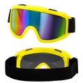 "SKIBRILLE APRÈS-SKI / FESTIVAL NEON GELB" – Vorderansicht