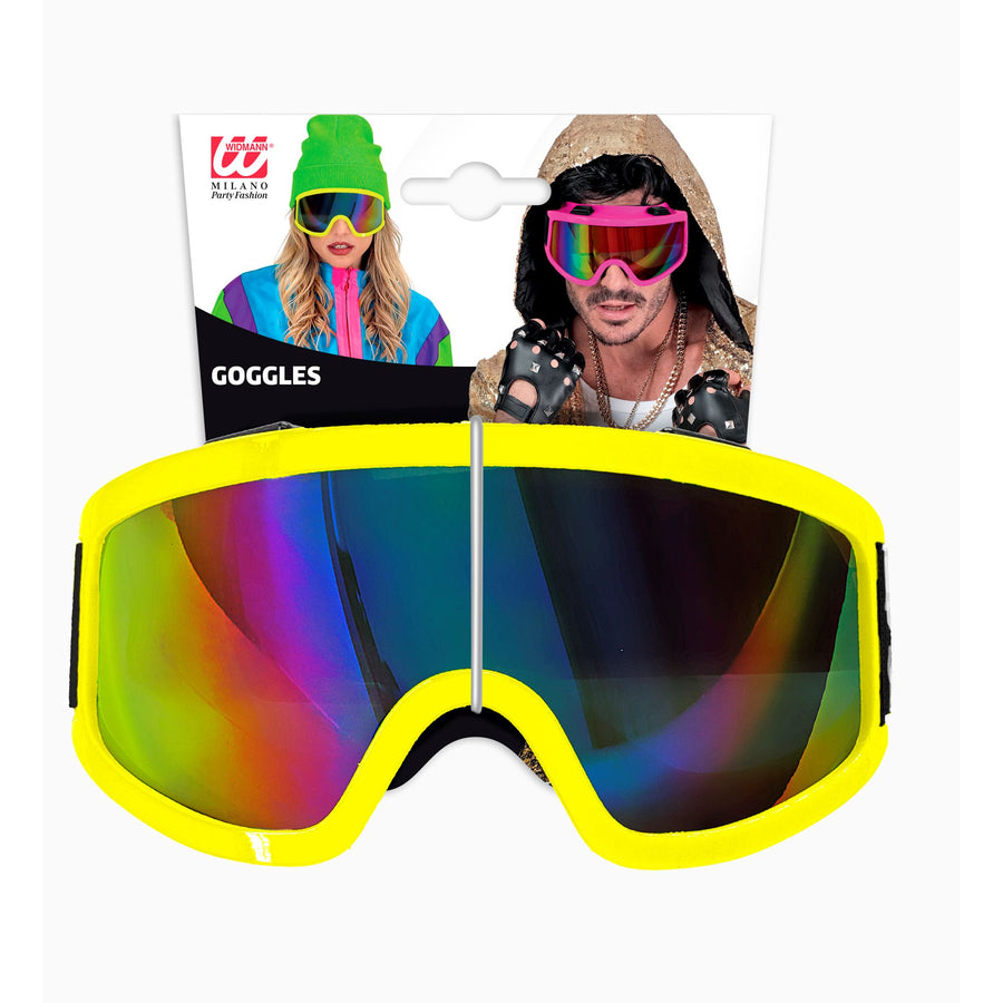 "SKIBRILLE APRÈS-SKI / FESTIVAL NEON GELB" – Detailansicht
