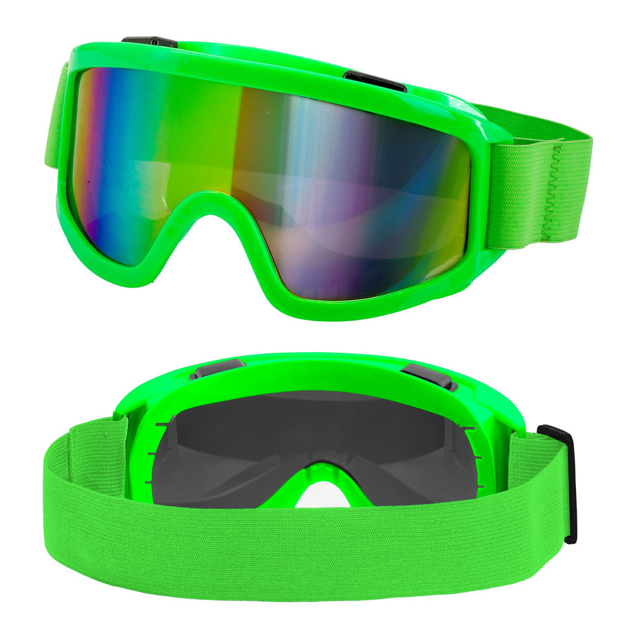 "SKIBRILLE APRÈS-SKI / FESTIVAL NEON GRÜN" – Vorderansicht