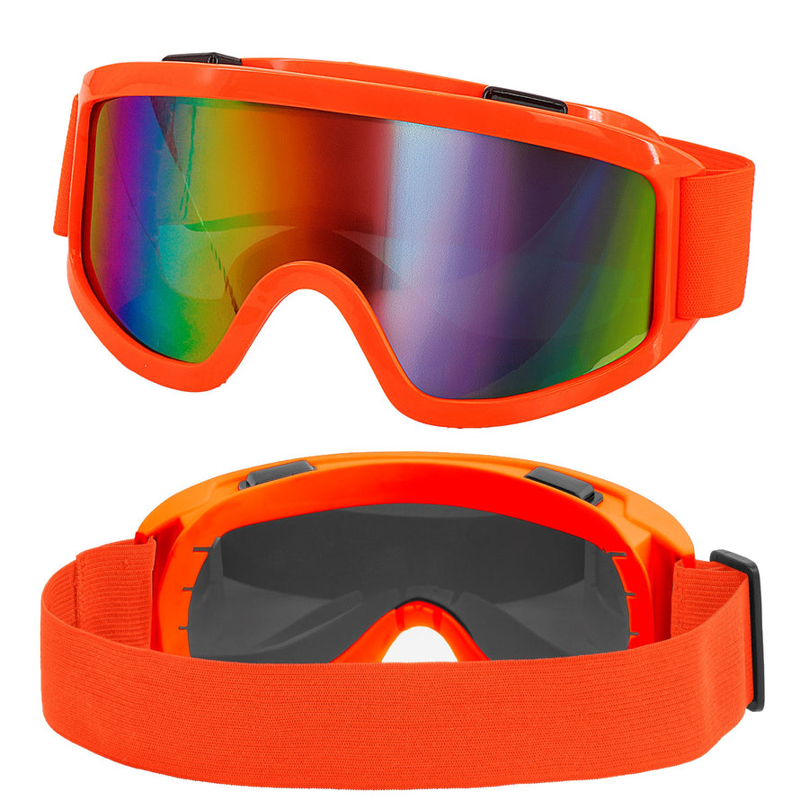 "SKIBRILLE APRÈS-SKI / FESTIVAL NEON ORANGE" – Vorderansicht