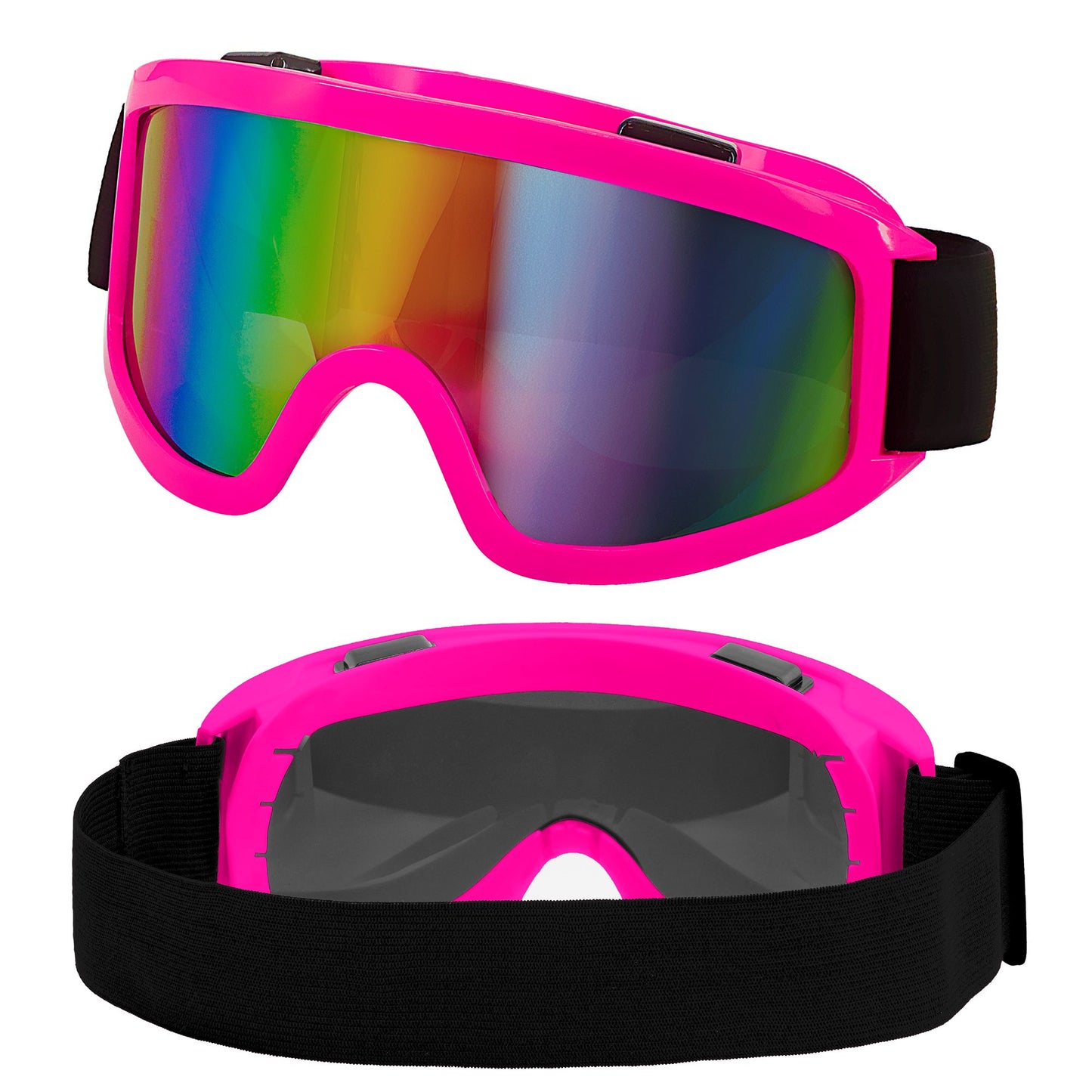 "SKIBRILLE APRÈS-SKI / FESTIVAL NEON PINK" – Vorderansicht