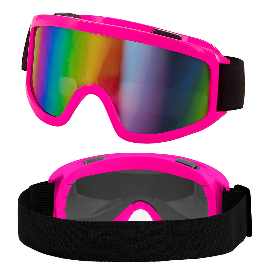 "SKIBRILLE APRÈS-SKI / FESTIVAL NEON PINK" – Vorderansicht