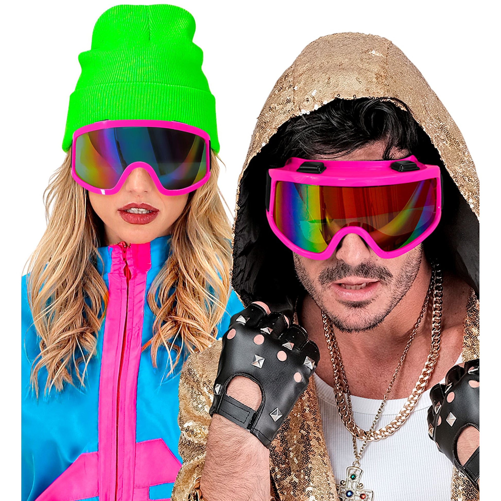 "SKIBRILLE APRÈS-SKI / FESTIVAL NEON PINK" – Ansicht 3