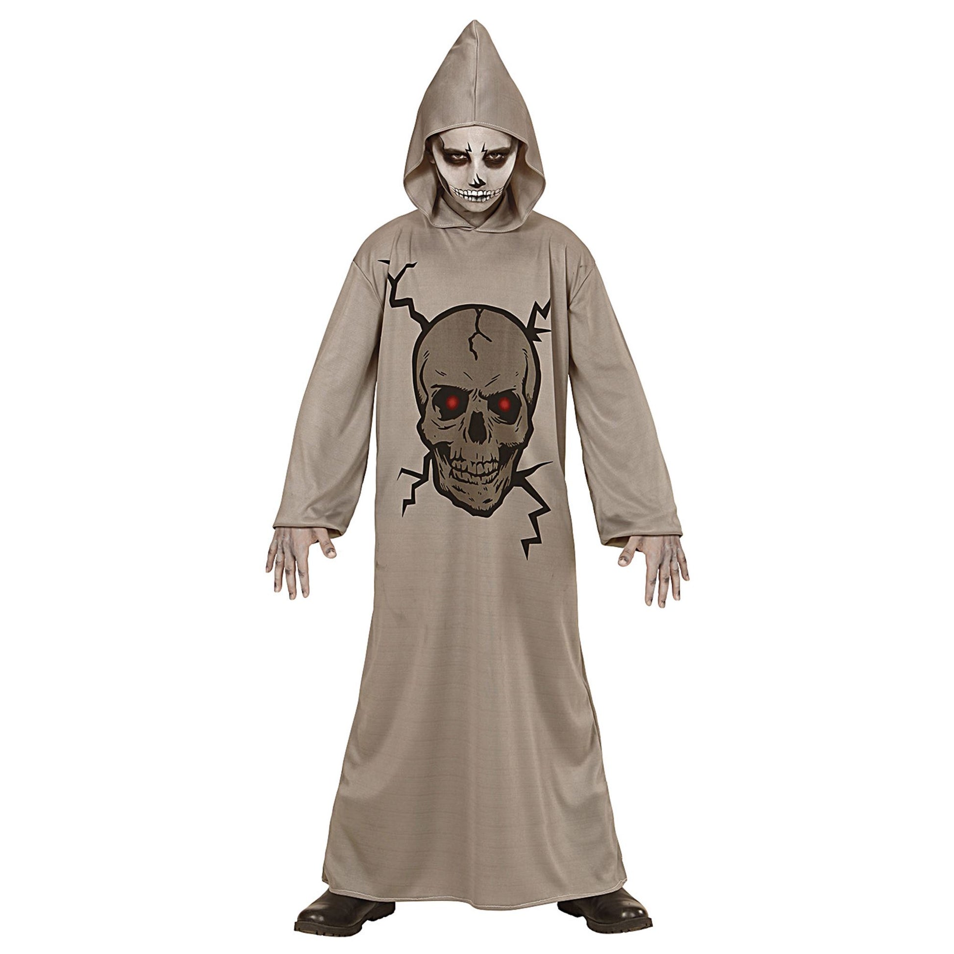 "SKULL MASTER" (Robe mit Kapuze) – Detailansicht
