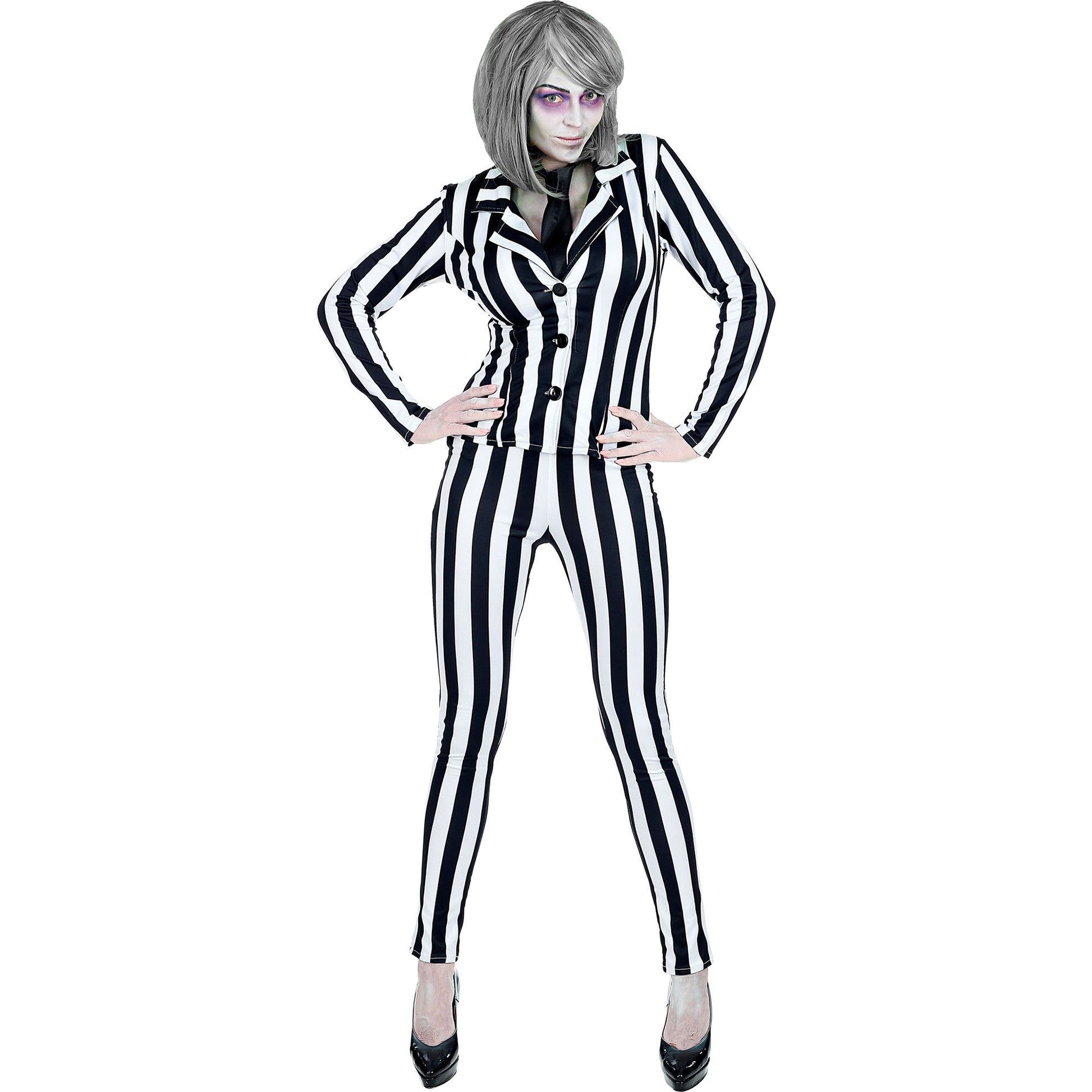 "SLEAZY GHOST" (Blazer, Hose, Krawatte) – Detailansicht