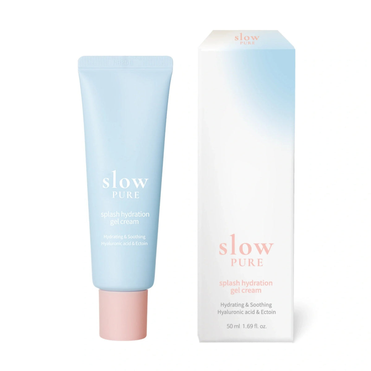 Slowpure, Splash Hydration, Feuchtigkeitsspendend & Beruhigend, Tag & Nacht, Gel-Creme, Für das Gesicht, 50 ml